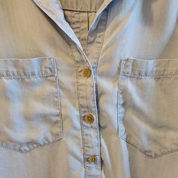 Size S Velvet Heart Tencel Shirt. EUC - Picture 2 of 5